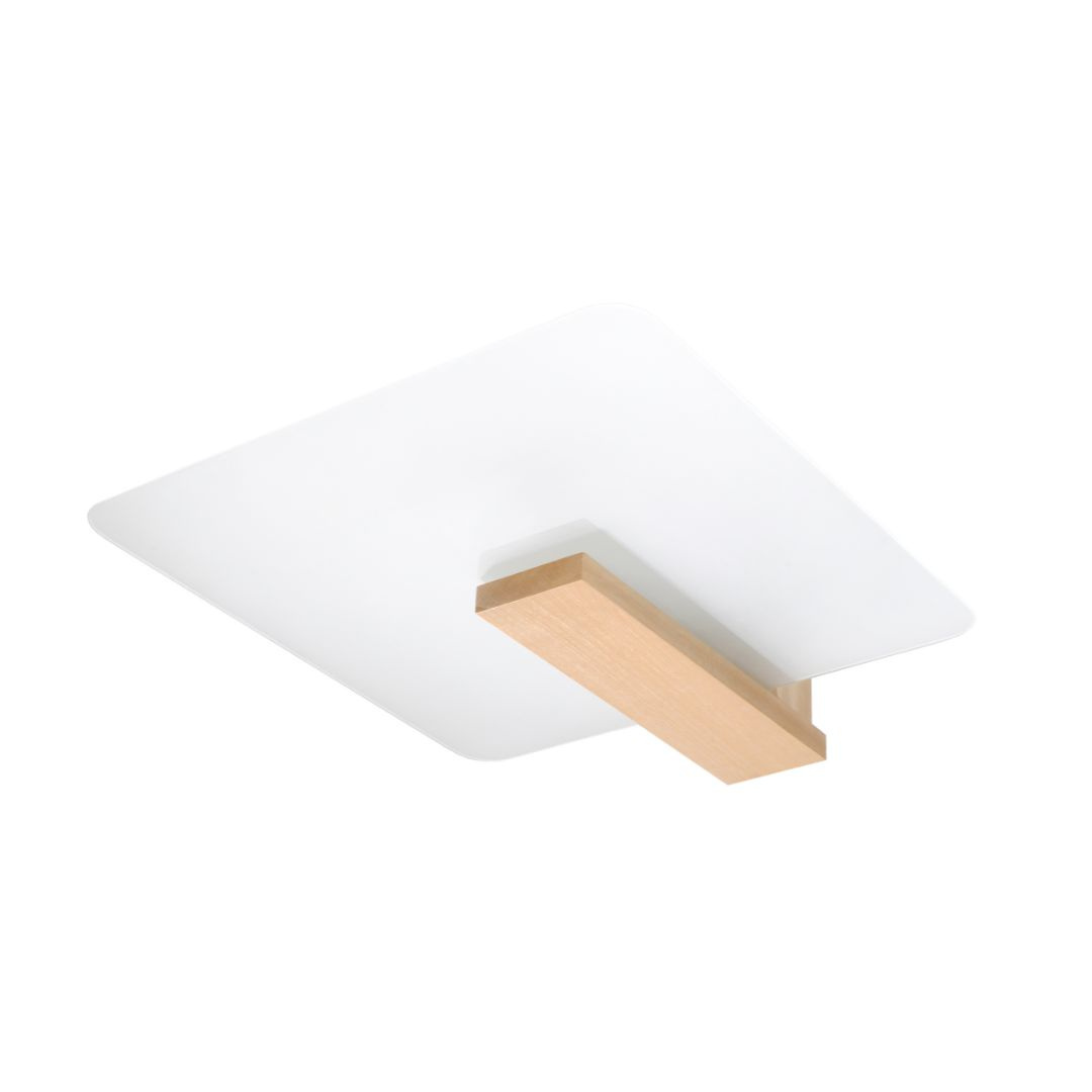 Plafon szklany LAPPO naturalne drewno - Sollux Lighting Plafon szklany LAPPO naturalne drewno - Sollux Lighting