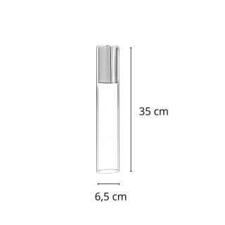 System Cameleon - szklany klosz CYLINDER L transparentny/czarny - Nowodvorski Lighting