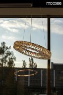 Lampa wisząca ALLISIA 60 LED kryształowa / złota - Moosee