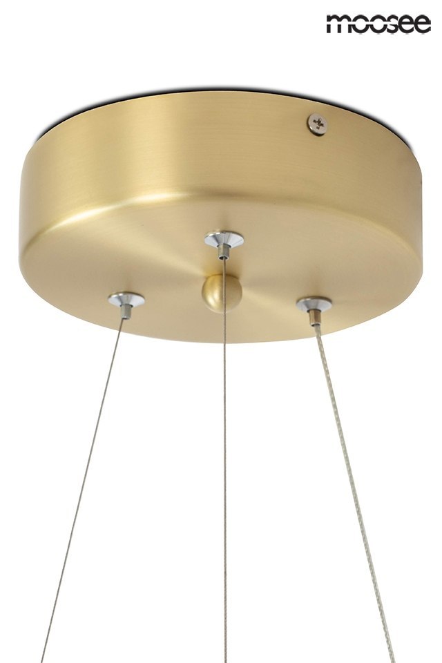 Lampa wisząca SERPIENTE 60 złota / ledowe rurki nowoczesny żyrandol - Moosee