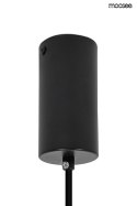 Lampa wisząca OMBRE LEVEL 80 czarna rurka LED - Moosee - detale podsufitka