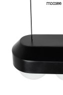 Lampa wisząca DROPS 3 czarno-biała potrójna nowoczesna - Moosee