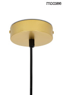 Lampa wisząca EDEN złota LED szklany klosz - Moosee
