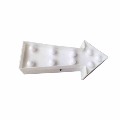 Lampka STRZAŁA PLASTIKOWA LED dekoracja świetlna strzałka na biurko komodę regał - E-Light
