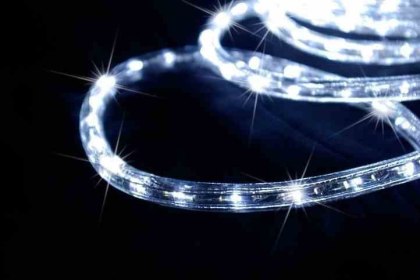Wąż LED przewód kabel świetlny 1 metr zimny biały - E-Light
