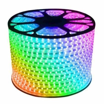 Wąż LED przewód kabel świetlny 5 metrów zmiana barwy światła RGB - E-Light