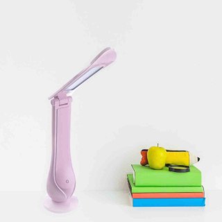 Lampka biurkowa LILLY PINK LED różowa dziecięca na biurko stolik nocny - Milagro