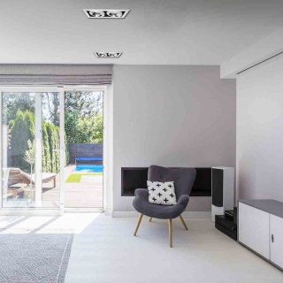 Oprawa podtynkowa PLAZA biała podwójna 2xGU10 AR111 - Milagro