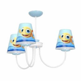 Żyrandol RYBKA MiniMini 3xE14 lampa wisząca potrójna niebieska do pokoju dziecka - Milagro