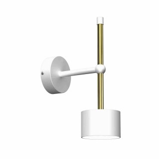 Kinkiet ARENA WHITE/GOLD biało-złoty - Milagro