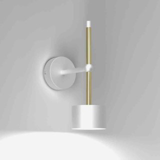 Kinkiet ARENA WHITE/GOLD biało-złoty - Milagro