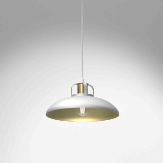 Lampa wisząca FELIX WHITE/GOLD biało-złota w stlu loft - Milagro