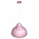 Lampa wisząca CORIN PINK różowa skandynawska 1xE27 - Milagro