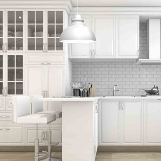 Lampa wisząca CORIN WHITE biała skandynawska 1xE27 - Milagro