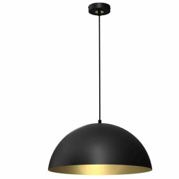 Lampa wisząca BETA BLACK/GOLD metalowa czarna / złota 45 cm E27 - Milagro