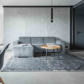 Lampa wisząca JOKER BLACK czarna z chromem pojedyncza tubka - Milagro