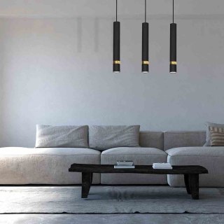 Lampa wisząca JOKER BLACK/GOLD czarno-złota elegancka potrójny zwis - Milagro