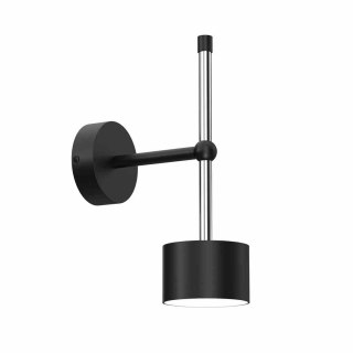 Kinkiet ARENA BLACK/SILVER czarno-srebrny - Milagro