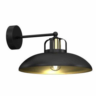Kinkiet FELIX BLACK/GOLD czarno-złoty w stylu loft - Milagro