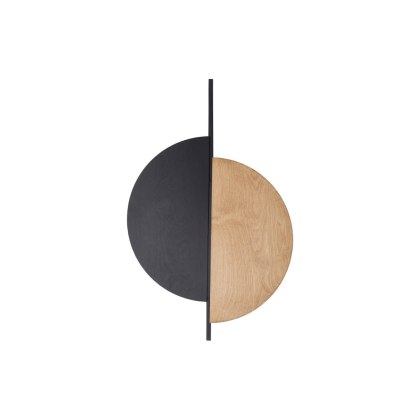 Kinkiet SUNSET NATURAL C okrągły dekoracyjny w kolorze naturalnego drewna - Nowodvorski Lighting