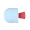 Kolorowy kinkiet VISBY czerwono-niebieski nowoczesny grzybek - Ledea