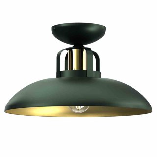 Lampa sufitowa FELIX GREEN/GOLD zielono-złota w stylu loft - Milagro