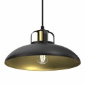 Lampa wisząca FELIX BLACK/GOLD czarno-złota w stylu loft - Milagro