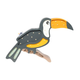 Lampka ledowa TOUCAN GRANITE nocna stojąca kinkiet dekoracja duży tukan ptak - Eensy Weensy