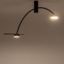 Lampa sufitowa HEFT czarny / ciemne drewno nowoczesna asymetryczna - Nowodvorski Lighting