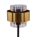 Lampa stołowa SPIEGA czarny / mosiądz lampka nocna nowoczesna - Candellux Lighting - detale klosz