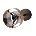 Lampa stołowa SPIEGA czarny / mosiądz lampka nocna nowoczesna - Candellux Lighting - detale klosz