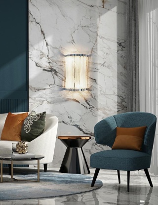 Kinkiet ATLANTA WALL 2 - aluminium, stal - King Home