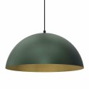 Lampa wisząca BETA GREEN / GOLD metalowa zielona / złota 45 cm E27 - Milagro - z bliska
