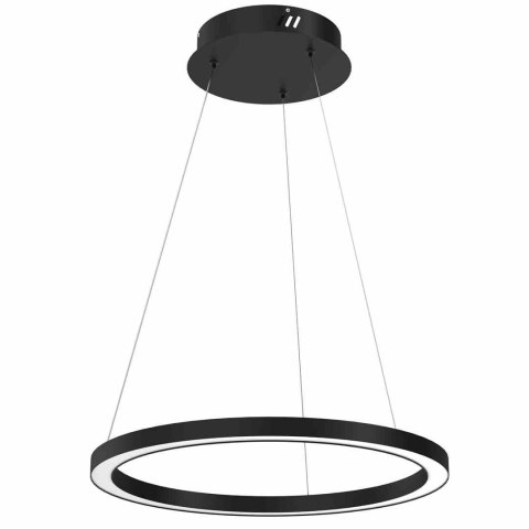 Lampa wisząca GALAXIA BLACK czarny ring LED 26W - Milagro