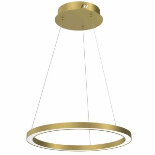 Lampa wisząca GALAXIA GOLD złoty ring LED 26W - Milagro
