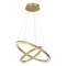 Lampa wisząca GALAXIA GOLD dwa złote ringi pierścienie 46W LED - Milagro