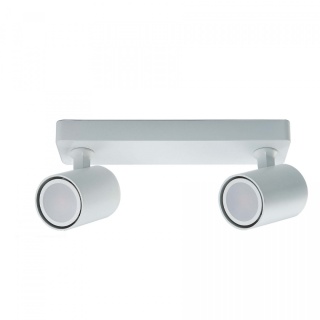 Lampa natynkowa SNOW 2 biała podwójna na listwie spot - Light Prestige
