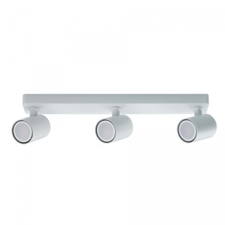 Lampa natynkowa SNOW 3 biała potrójna na listwie spot - Light Prestige