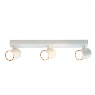 Lampa natynkowa SNOW 3 biała potrójna na listwie spot - Light Prestige