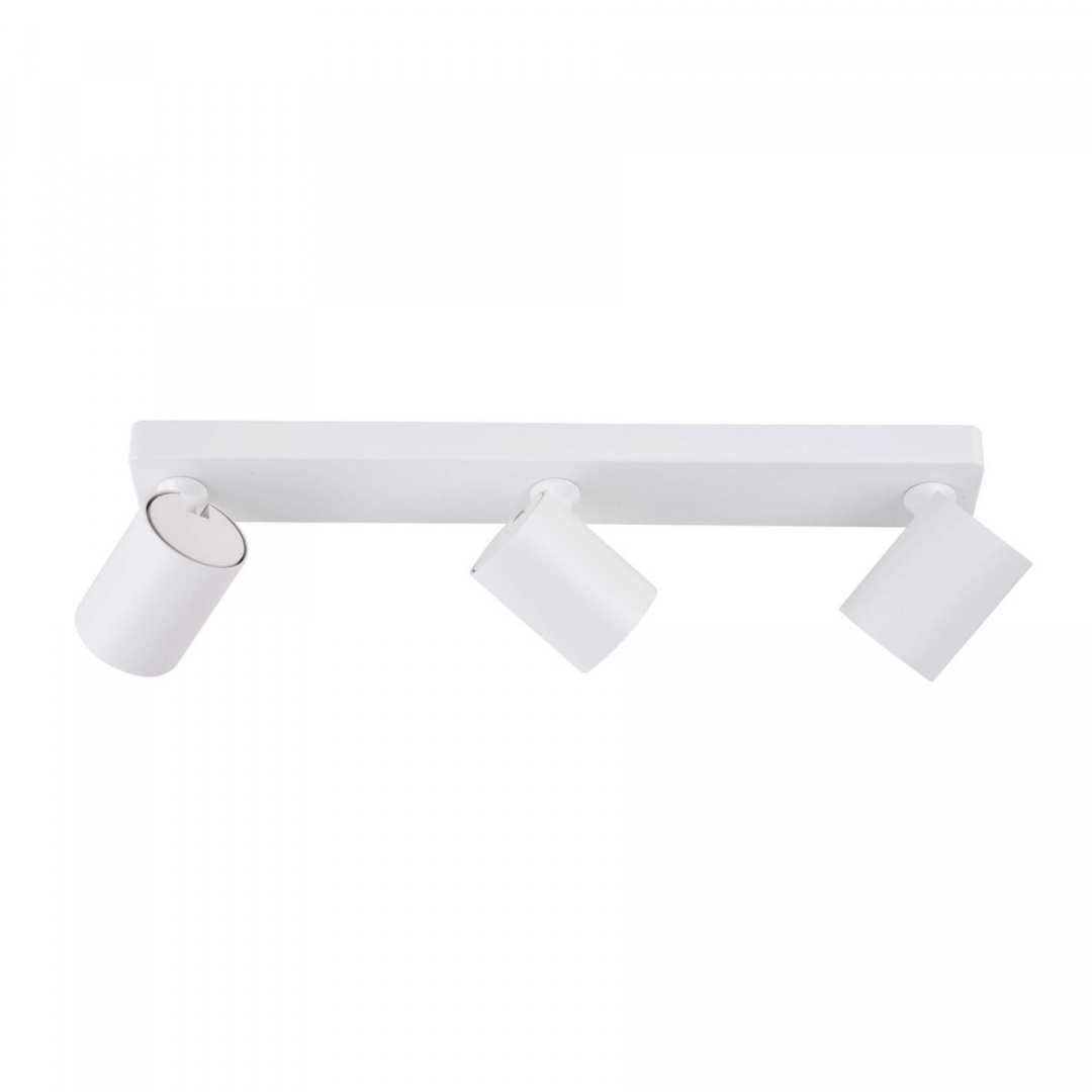 Lampa natynkowa SNOW 3 biała potrójna na listwie spot - Light Prestige Lampa natynkowa SNOW 3 biała potrójna na listwie spot - Light Prestige