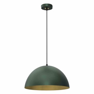 Lampa wisząca BETA GREEN / GOLD metalowa zielona / złota 35 cm E27 - Milagro