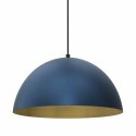 Lampa wisząca BETA NAVY BLUE / GOLD metalowa niebieska / złota 35 cm E27 - Milagro - z bliska