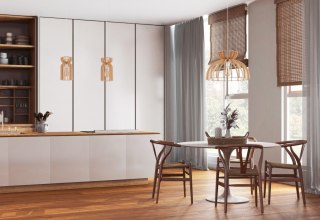 Lampa wisząca KYMI C naturalne drewno w stylu skandynawskim - Nowodvorski Lighting