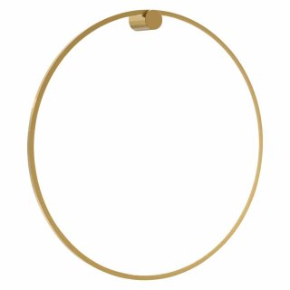 Kinkiet łazienkowy SATURNO GOLD złota świecąca obręcz LED 46W 80 cm - Milagro