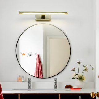 Kinkiet łazienkowy ISLA złoty średni z IP44 3000K - Light Prestige