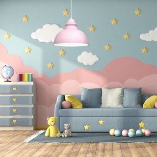 Lampa wisząca CORIN PINK różowa skandynawska 1xE27 - Milagro