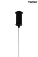 Lampa wisząca RAGE czarna ledowa minimalistyczna - Moosee