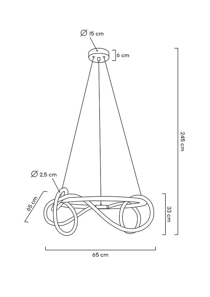 Lampa wisząca SERPIENTE 60 złota / ledowe rurki nowoczesny żyrandol - Moosee Lampa wisząca SERPIENTE 60 złota / ledowe rurki nowoczesny żyrandol - Moosee