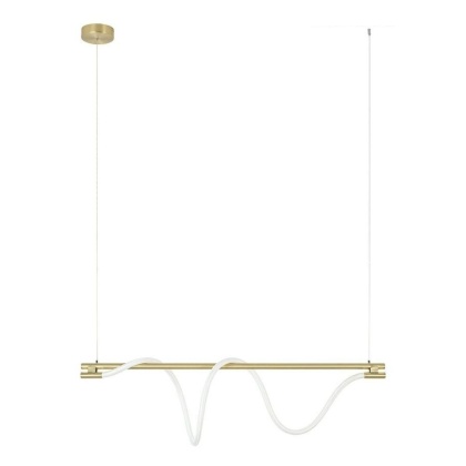 Lampa wisząca SERPIENTE 120 złota listwa / ledowe węże - Moosee