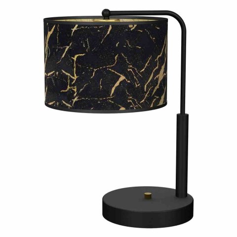 Lampka stołowa SENSO Black / Gold czarno-złota abażur mozaika elegancka - Eko-Light